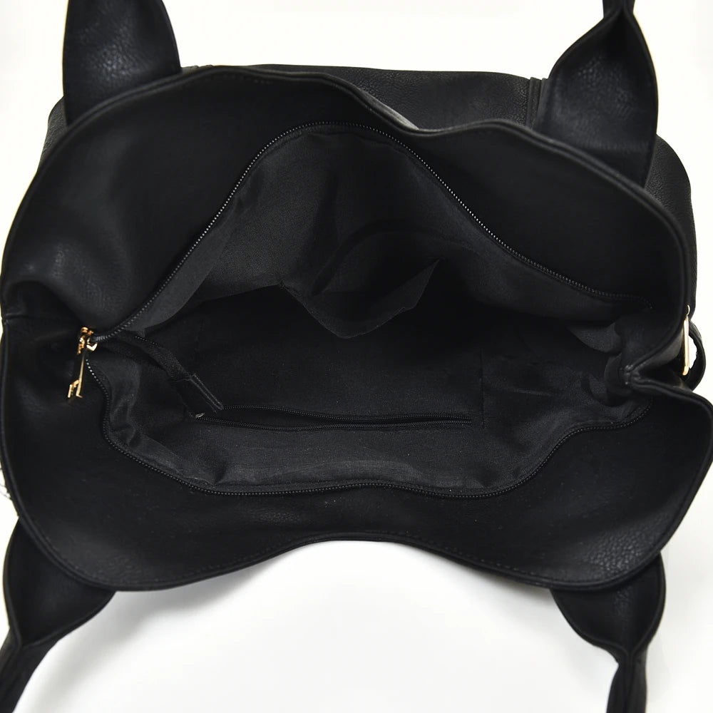 Exquisite Women's Faux Leather Tote Bag