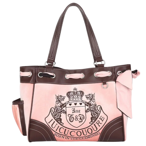 Exquisite Velvet Embroidery Tote Bag - Vintage Chic