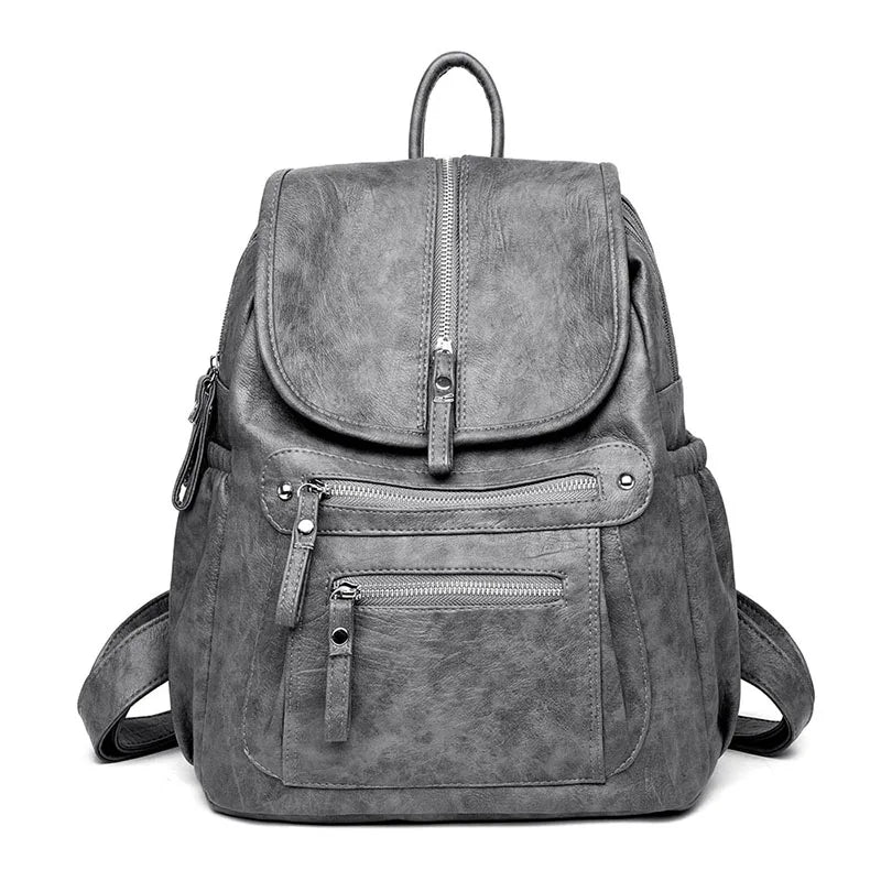 Exquisite Genuine Leather Women's Backpack
