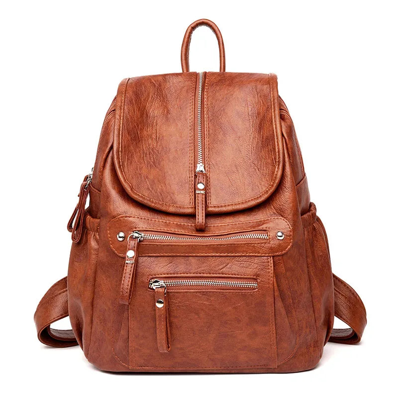 Exquisite Genuine Leather Women's Backpack