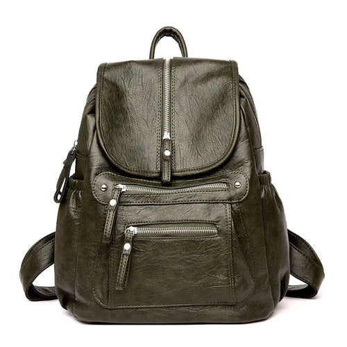 Exquisite Genuine Leather Women's Backpack