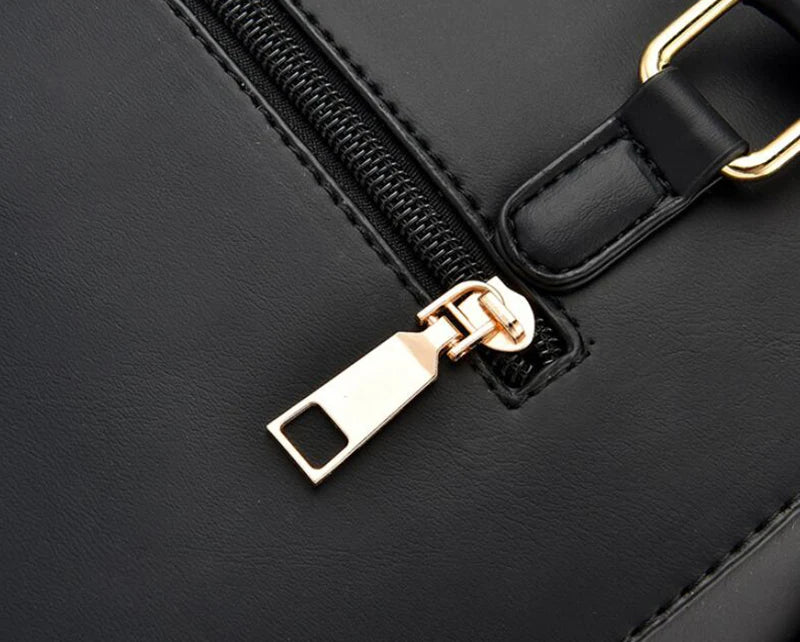 Exquisite Embroidered Women's Handbag - PU Leather