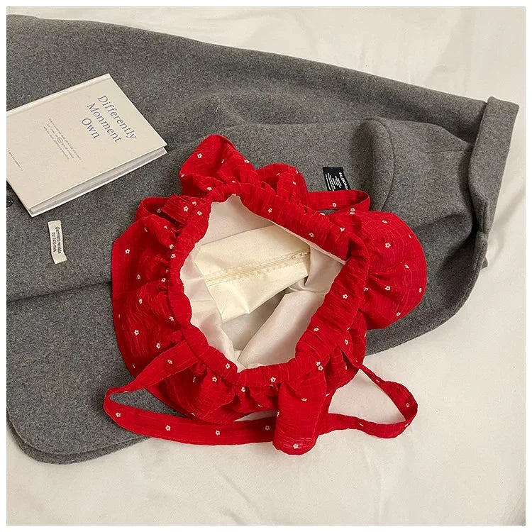 Elegant Floral Embroidered Ladies Shoulder Bag