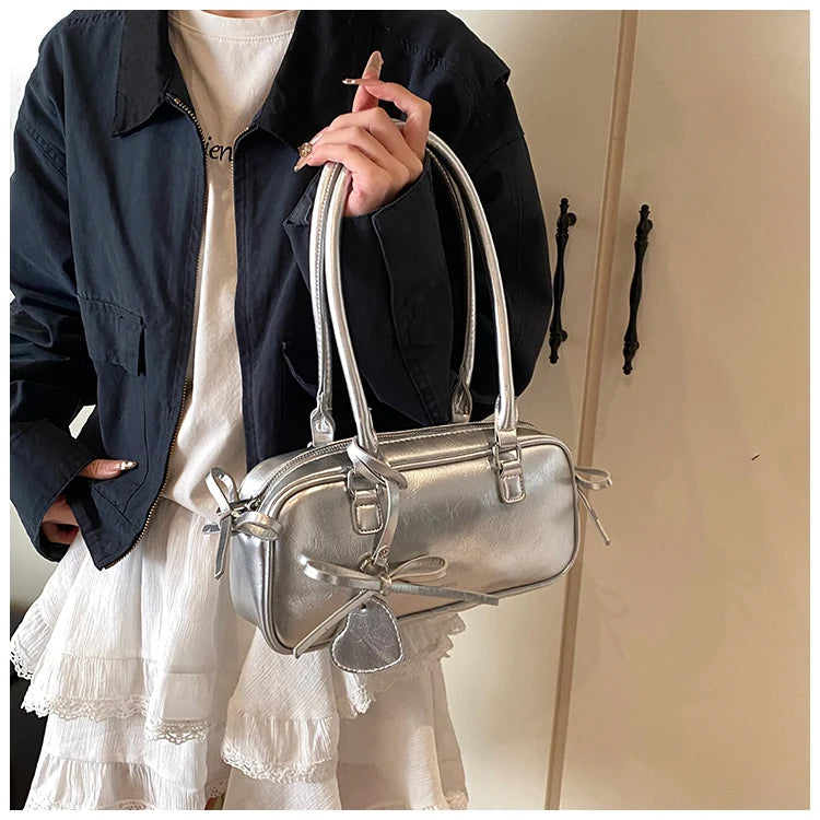 Elegance Boston Bag - Chic Women's Shoulder Handbag