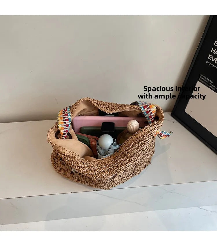 Elegant Summer Woven Tote Bag for Women