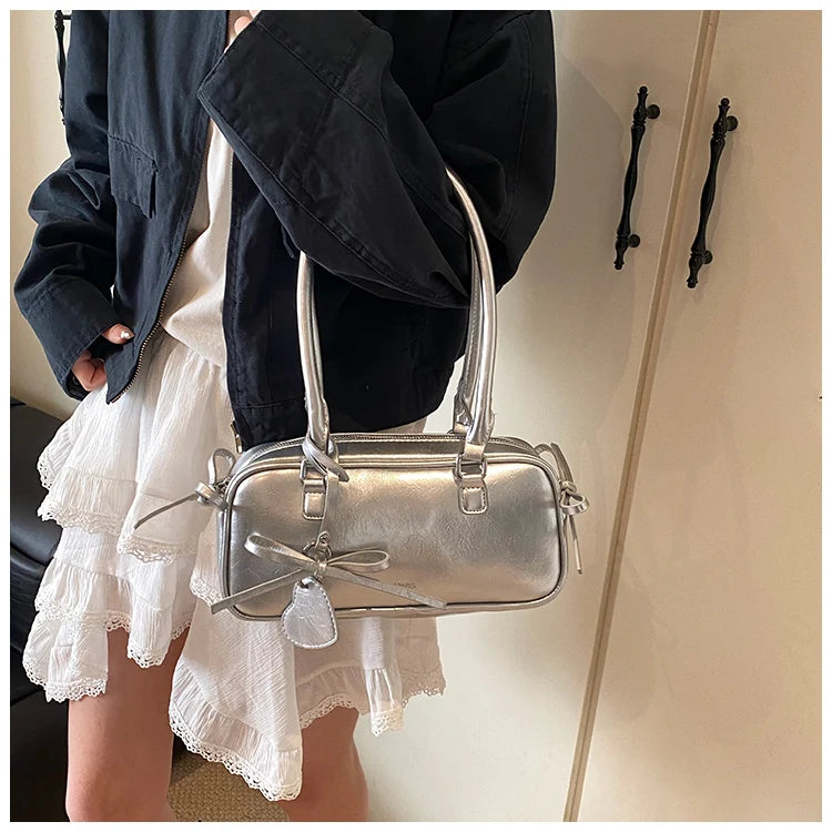 Elegance Boston Bag - Chic Women's Shoulder Handbag