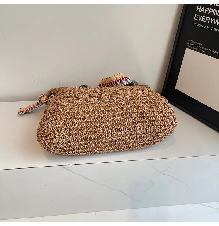 Elegant Summer Woven Tote Bag for Women