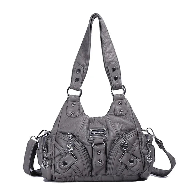 Angelkiss Rose Soft Tote - Elegant Women's Handbag