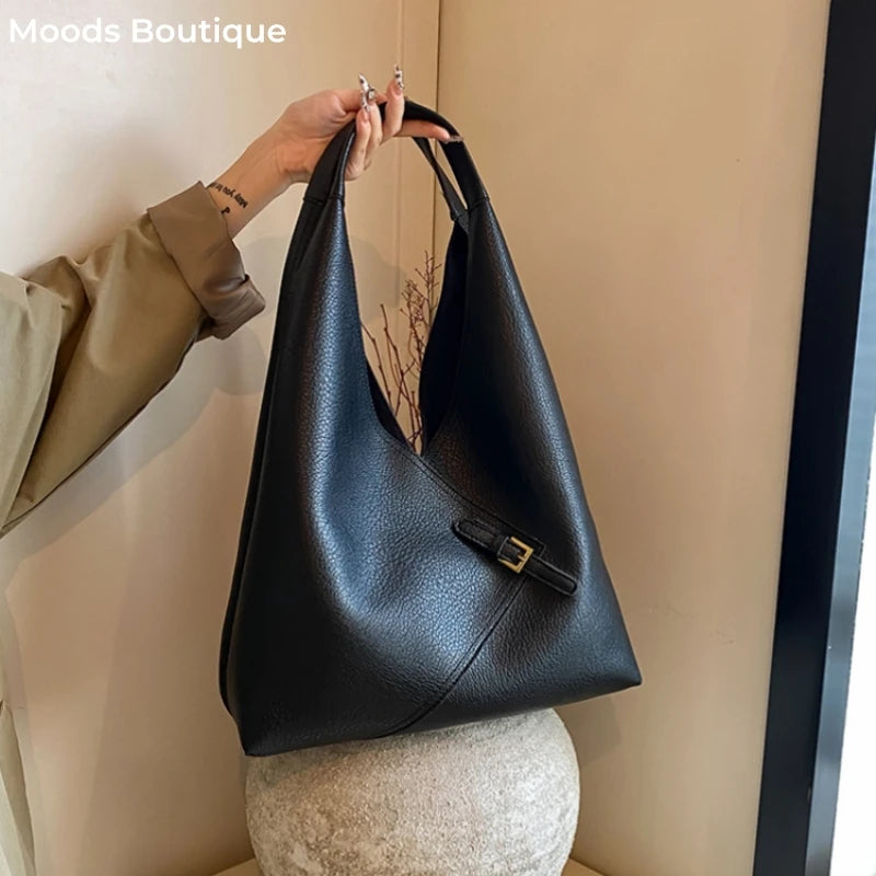 Exquisite Lychee Pattern 2-in-1 Shoulder Bag Set