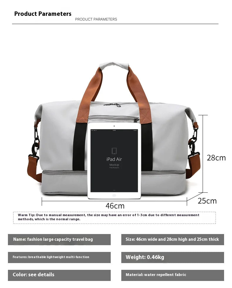 Elegant Oxford Travel Duffle Bag