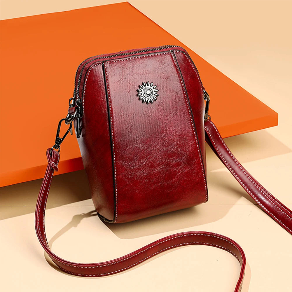 Elegant Women's PU Leather Crossbody Bag