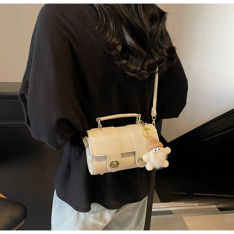 Elegant Women's Soft PU Boston Crossbody Bag