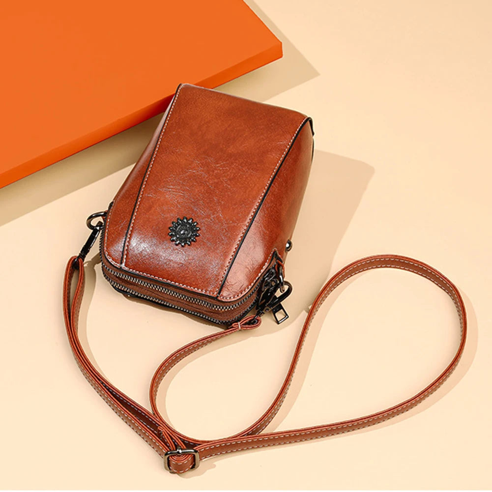 Elegant Women's PU Leather Crossbody Bag