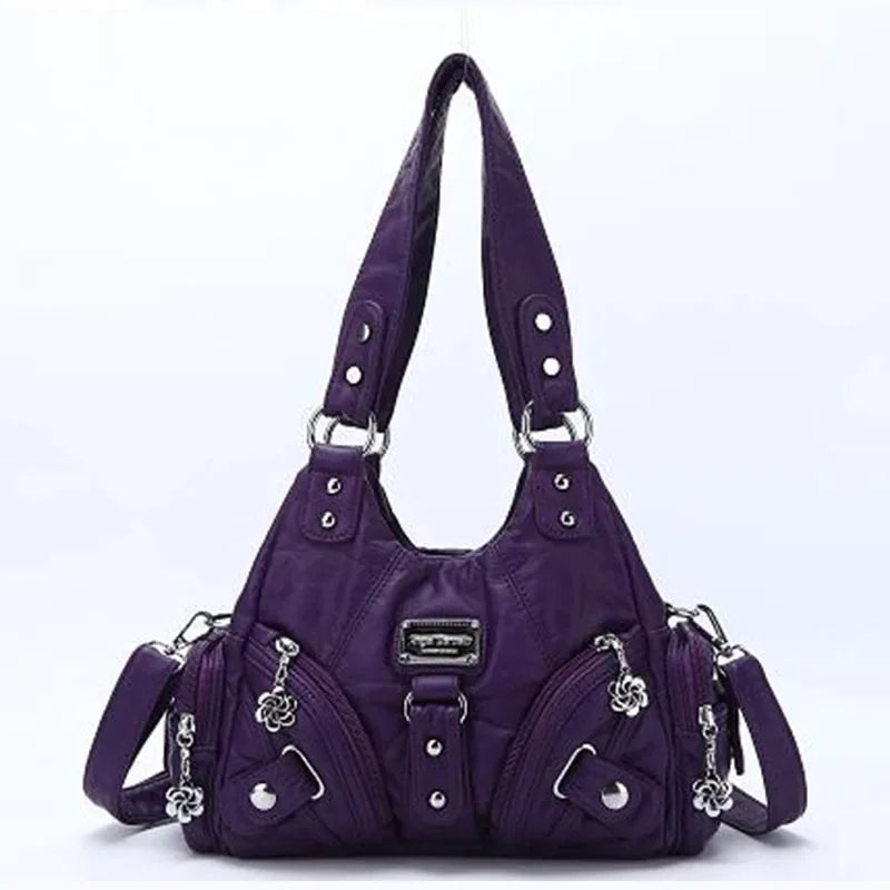 Angelkiss Rose Soft Tote - Elegant Women's Handbag