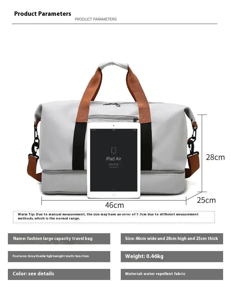 Elegant Oxford Travel Duffle Bag