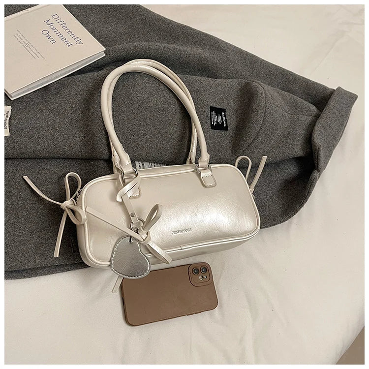 Elegance Boston Bag - Chic Women's Shoulder Handbag