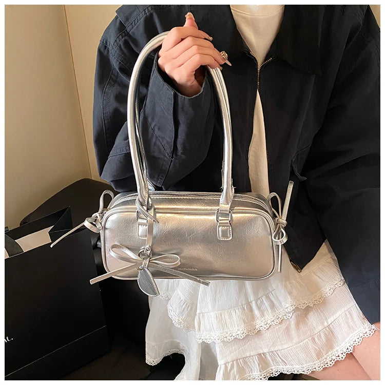 Elegance Boston Bag - Chic Women's Shoulder Handbag
