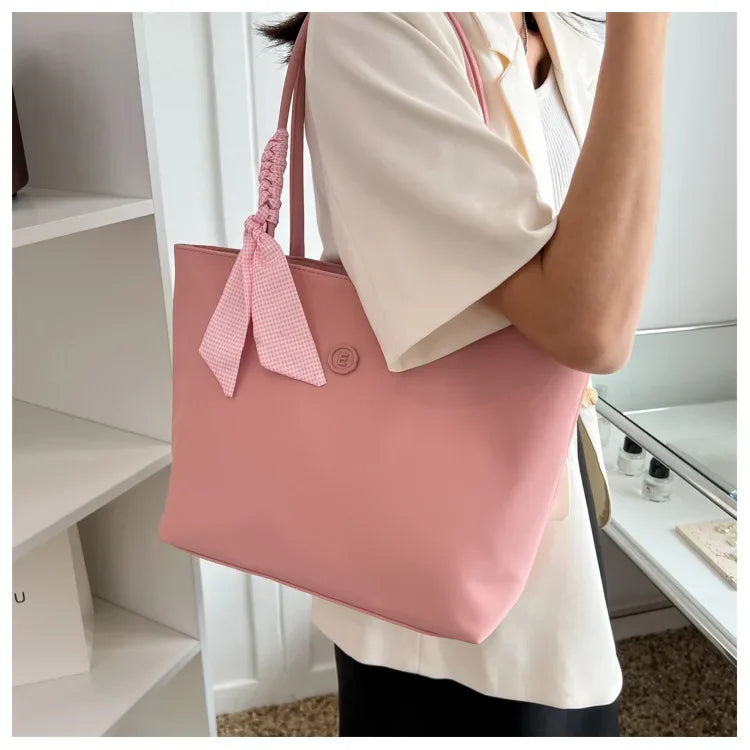 Elegant Soft Nylon Tote Bag for Women