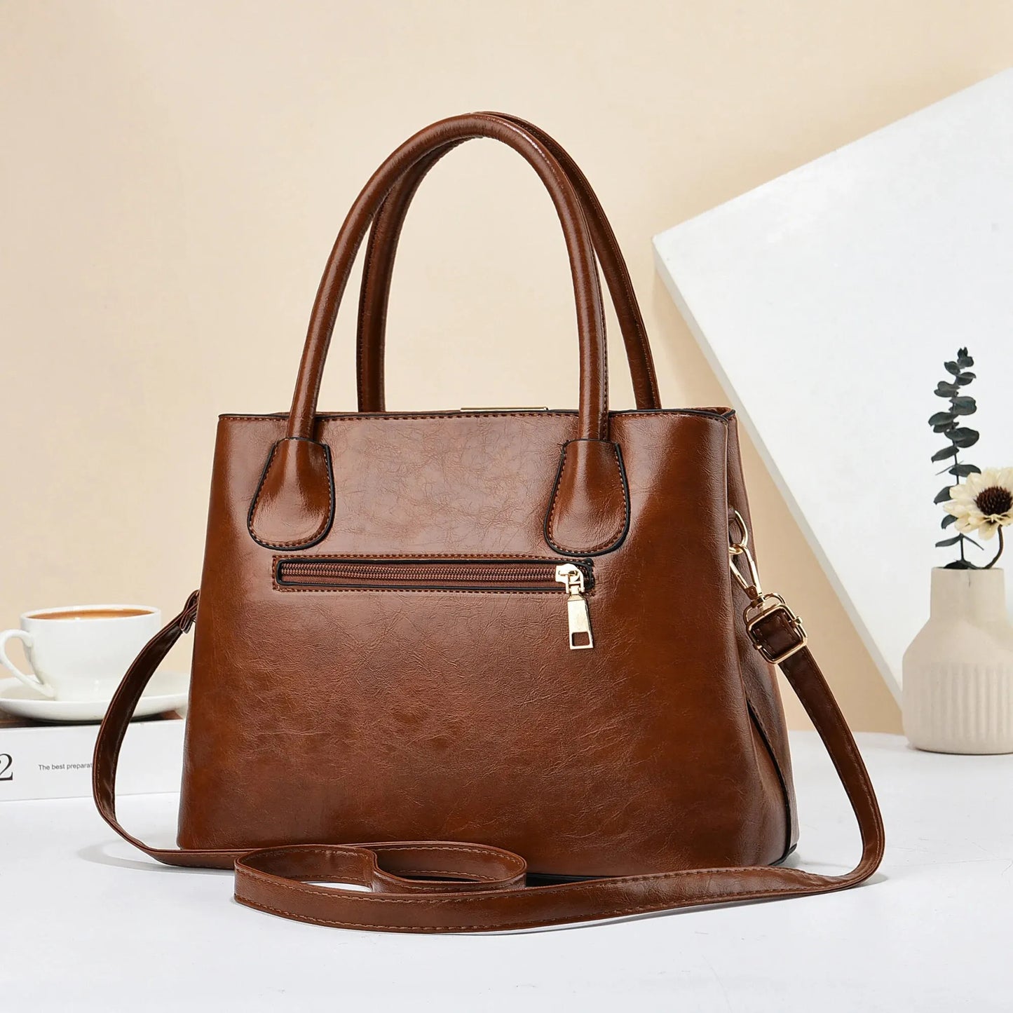 Elegance Defined: Premium PU Leather Handbag for Women