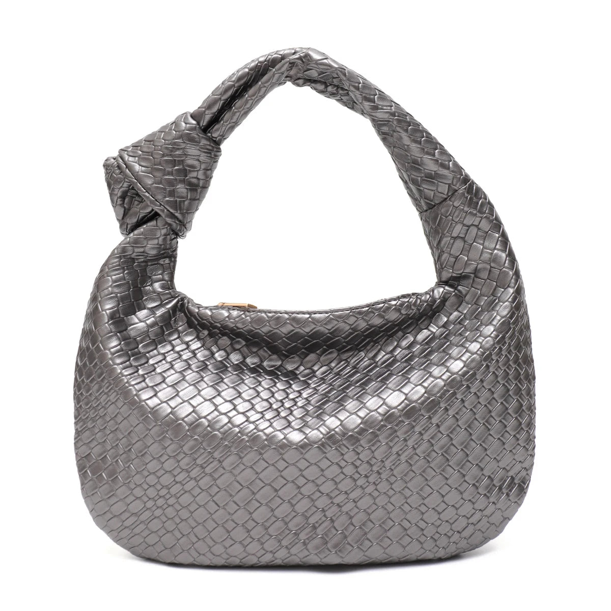 CEZIRA Woven Vegan Leather Hobo Bag