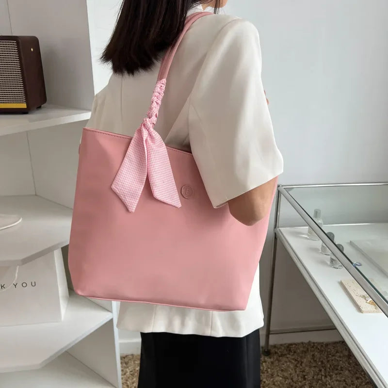 Elegant Soft Nylon Tote Bag for Women