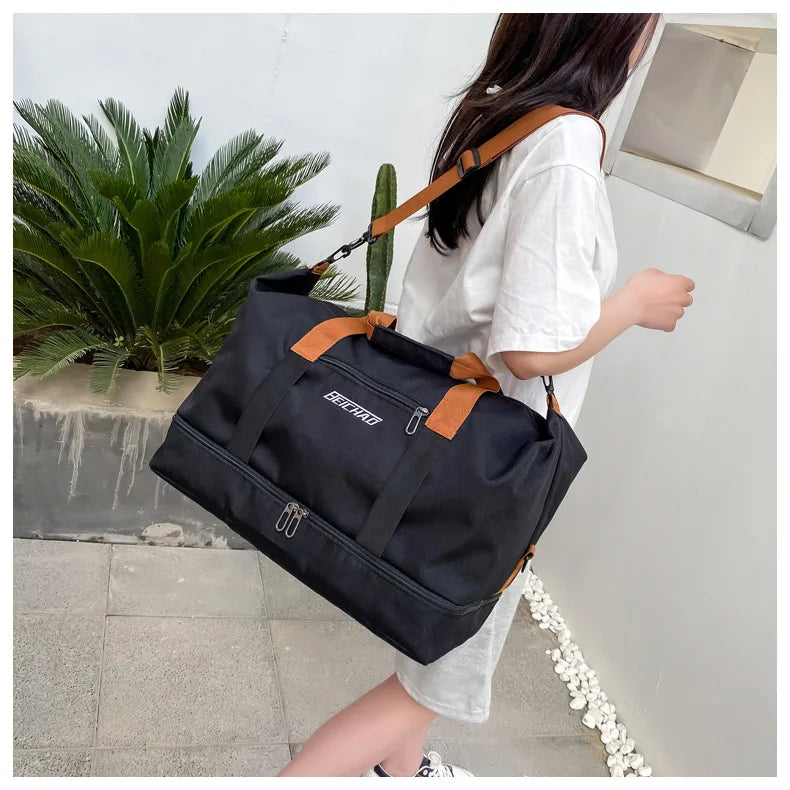 Elegant Oxford Travel Duffle Bag