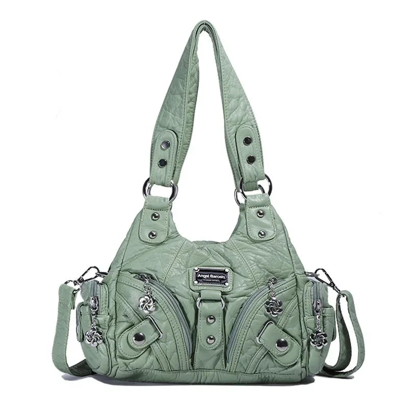 Angelkiss Rose Soft Tote - Elegant Women's Handbag