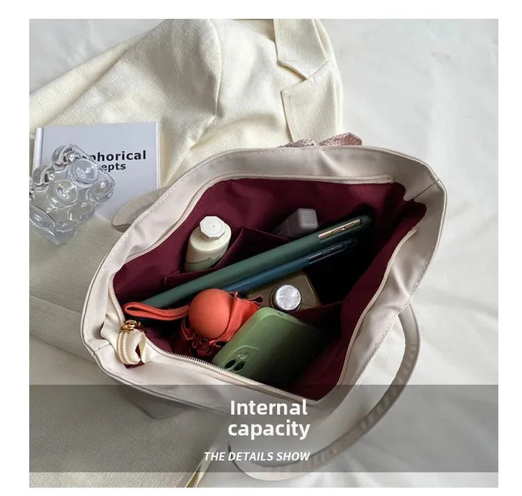 Elegant Soft Nylon Tote Bag for Women