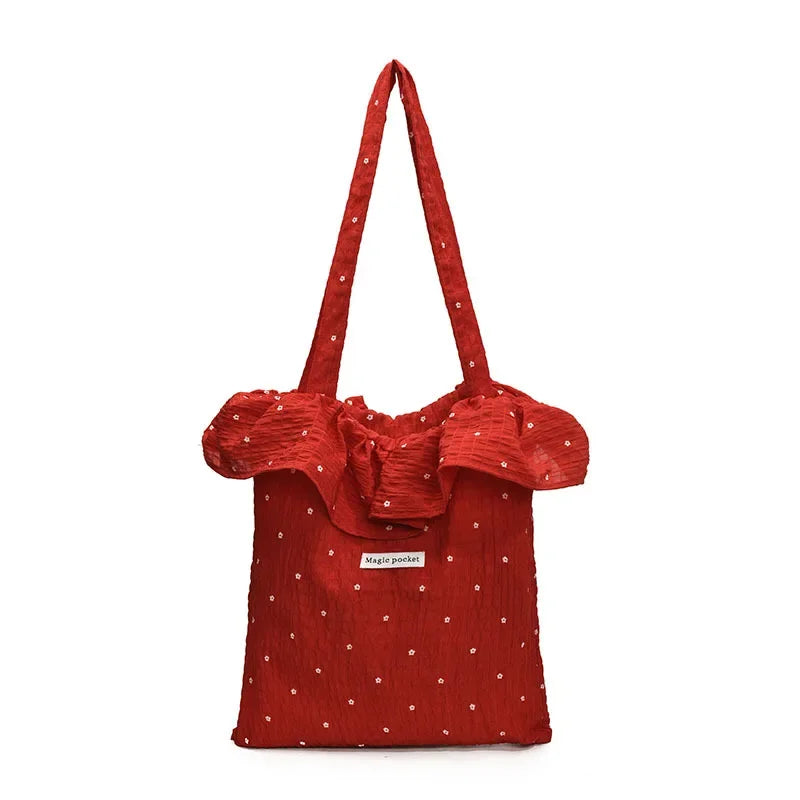 Elegant Floral Embroidered Ladies Shoulder Bag