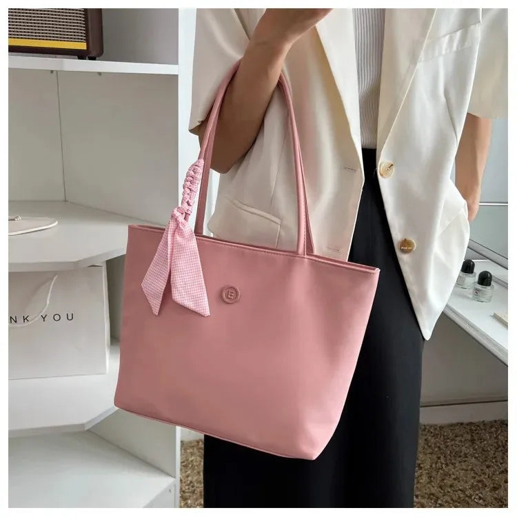 Elegant Soft Nylon Tote Bag for Women