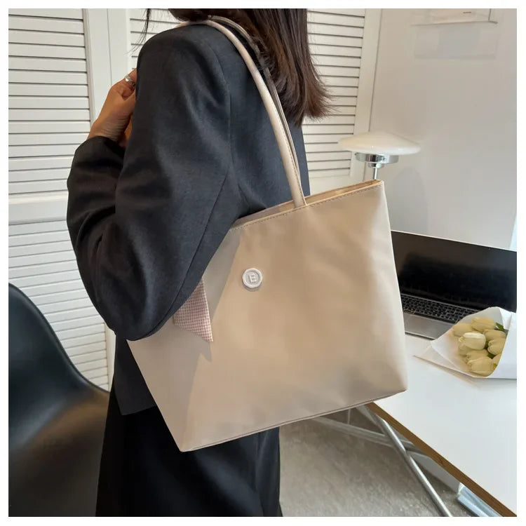 Elegant Soft Nylon Tote Bag for Women