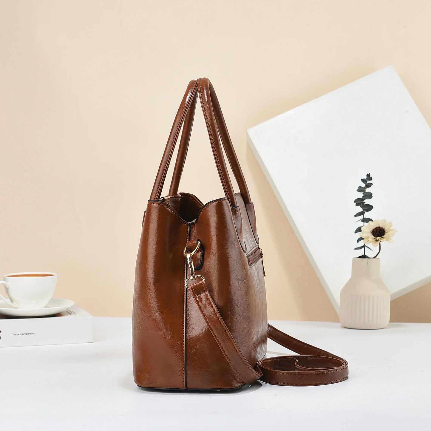 Elegance Defined: Premium PU Leather Handbag for Women