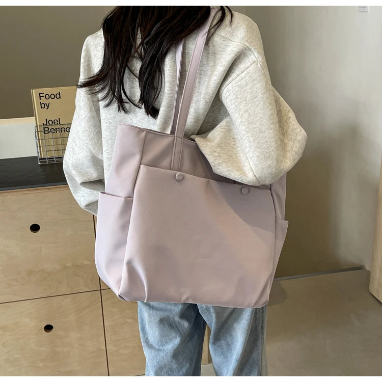Elegant Canvas Tote Bag for Women - Versatile & Chic