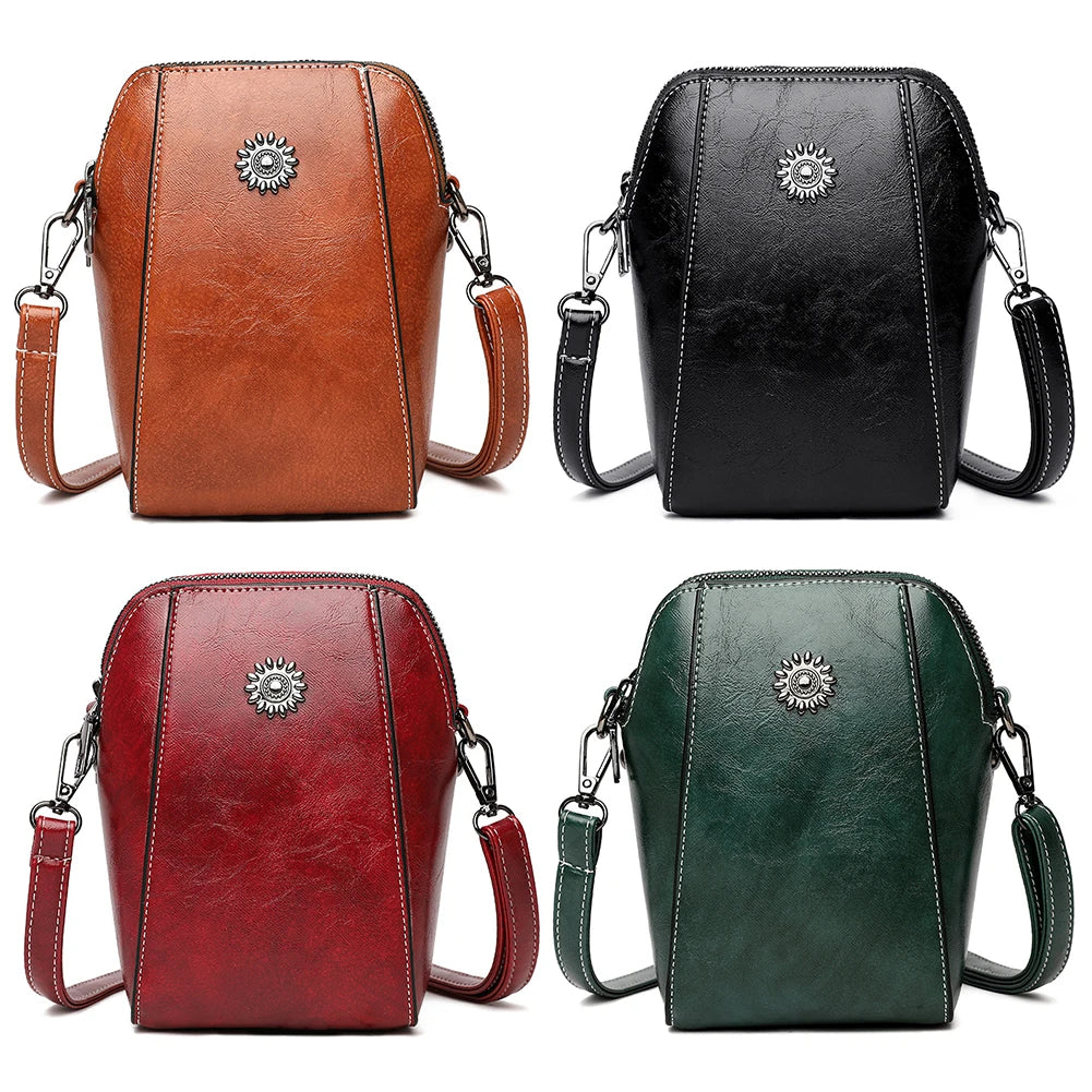 Elegant Women's PU Leather Crossbody Bag