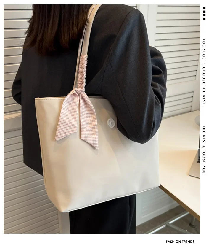 Elegant Soft Nylon Tote Bag for Women