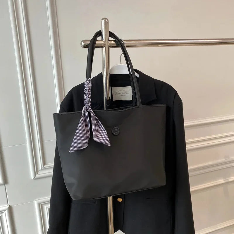 Elegant Soft Nylon Tote Bag for Women