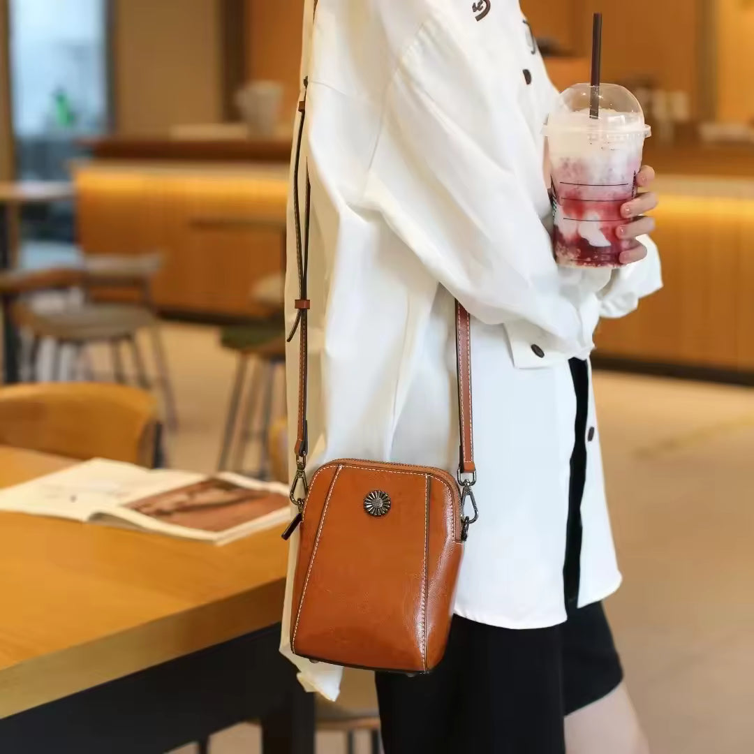 Elegant Women's PU Leather Crossbody Bag