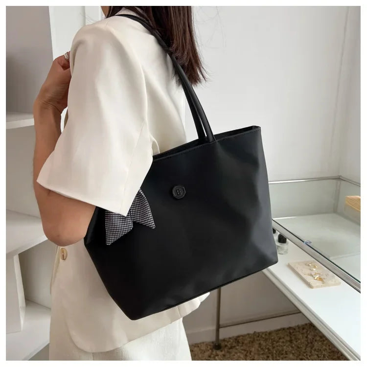 Elegant Soft Nylon Tote Bag for Women