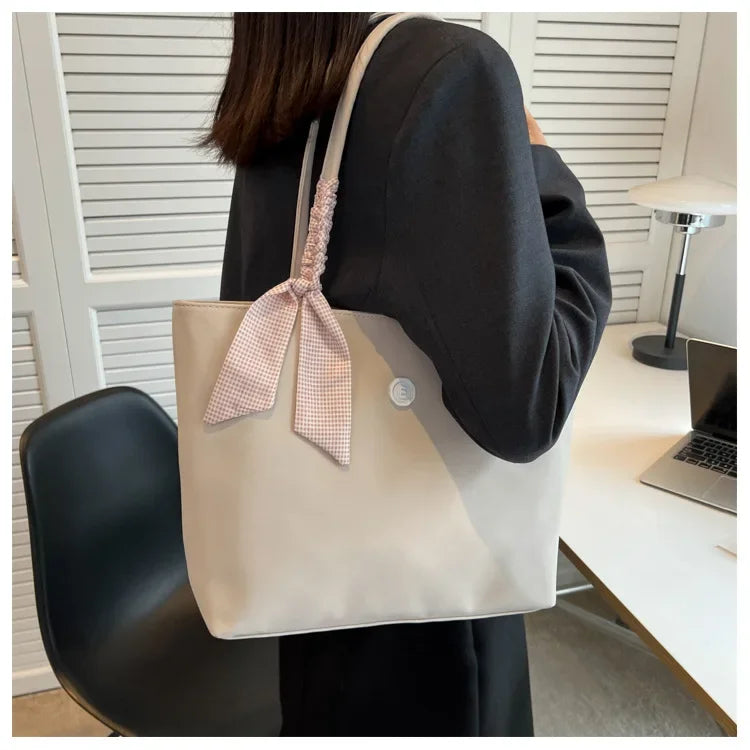 Elegant Soft Nylon Tote Bag for Women