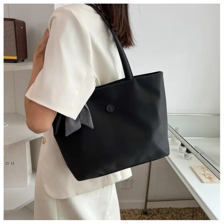 Elegant Soft Nylon Tote Bag for Women