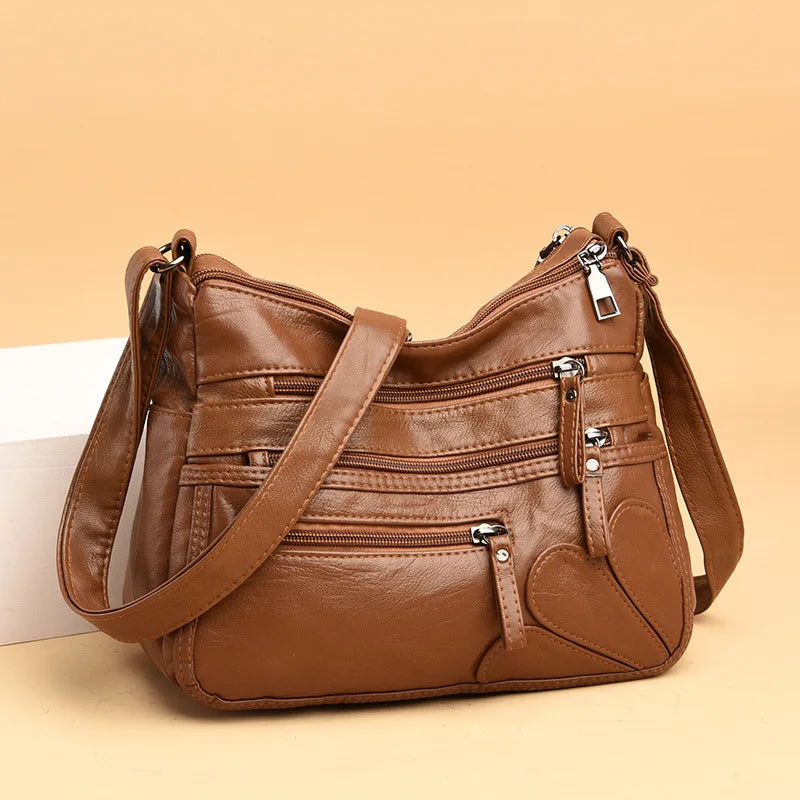 Exquisite Soft Leather Women's Shoulder Bag