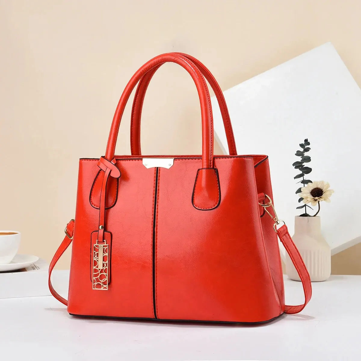 Elegance Defined: Premium PU Leather Handbag for Women