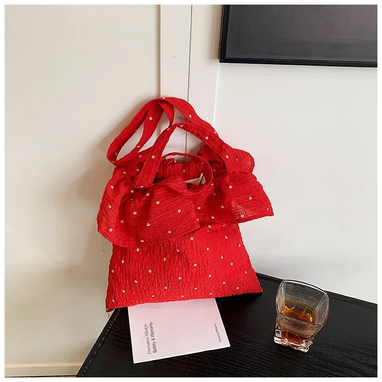 Elegant Floral Embroidered Ladies Shoulder Bag