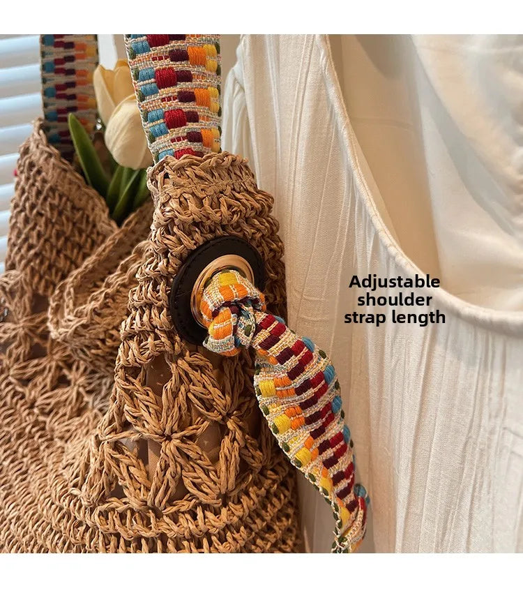 Elegant Summer Woven Tote Bag for Women
