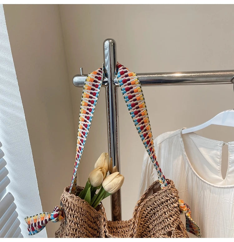 Elegant Summer Woven Tote Bag for Women