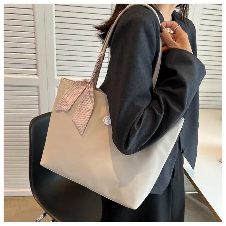 Elegant Soft Nylon Tote Bag for Women