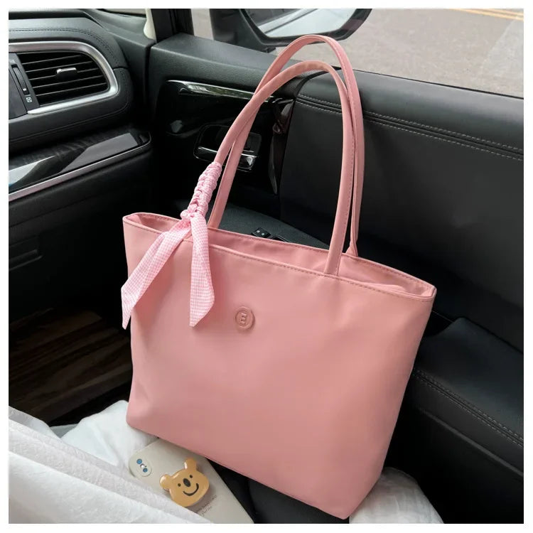 Elegant Soft Nylon Tote Bag for Women
