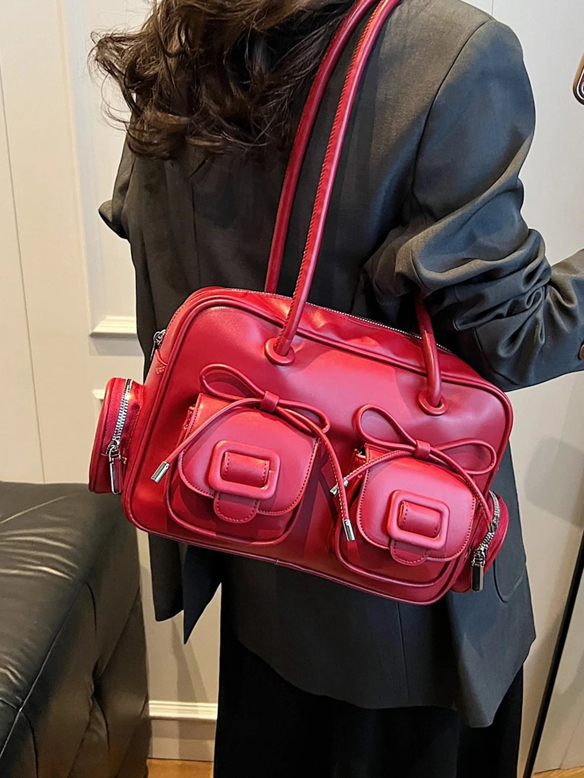 Elegant Women's Boston Shoulder Bag