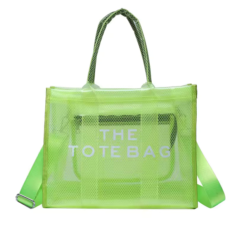 Elegant Transparent PVC Women's Tote Bag