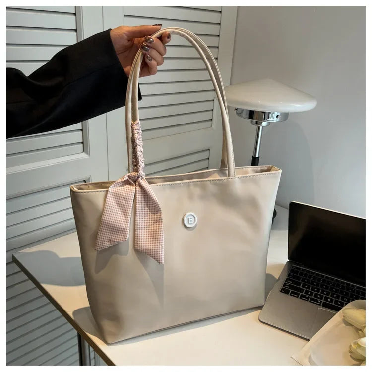 Elegant Soft Nylon Tote Bag for Women